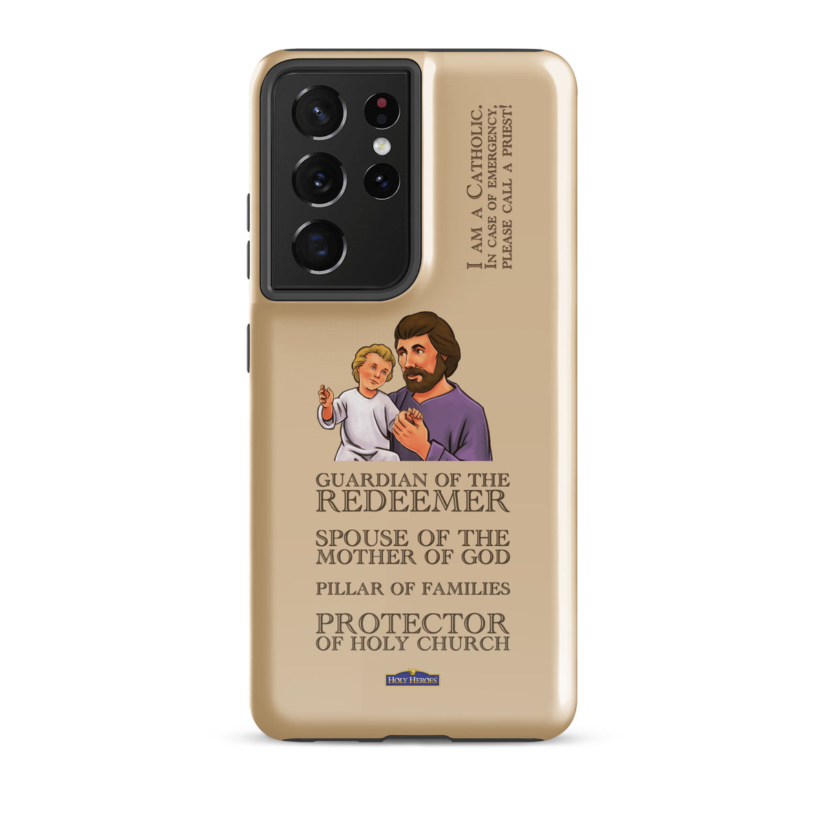 St. Joseph "I am a Catholic" Tough case for Samsung® - Holy Heroes