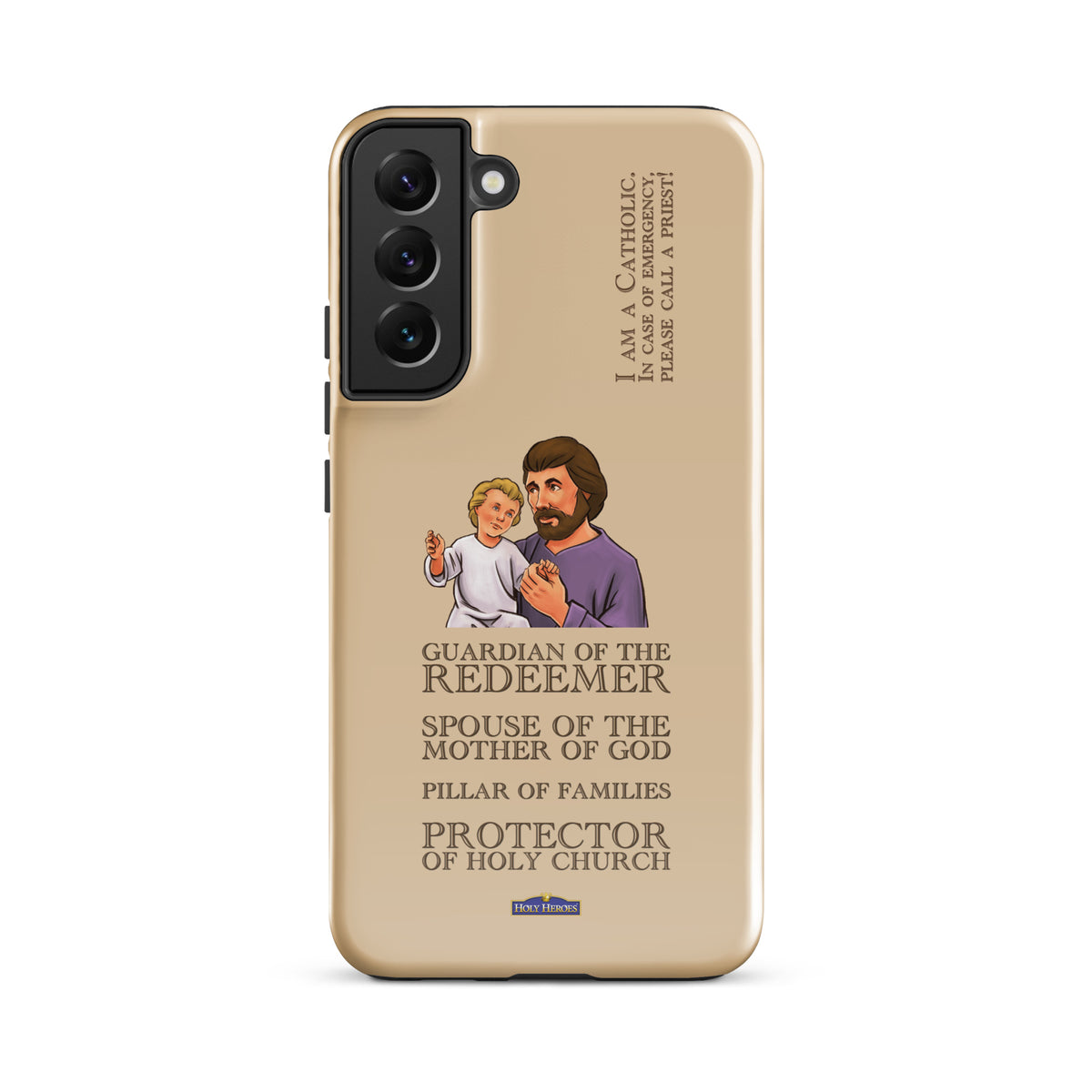 St. Joseph "I am a Catholic" Tough case for Samsung® - Holy Heroes