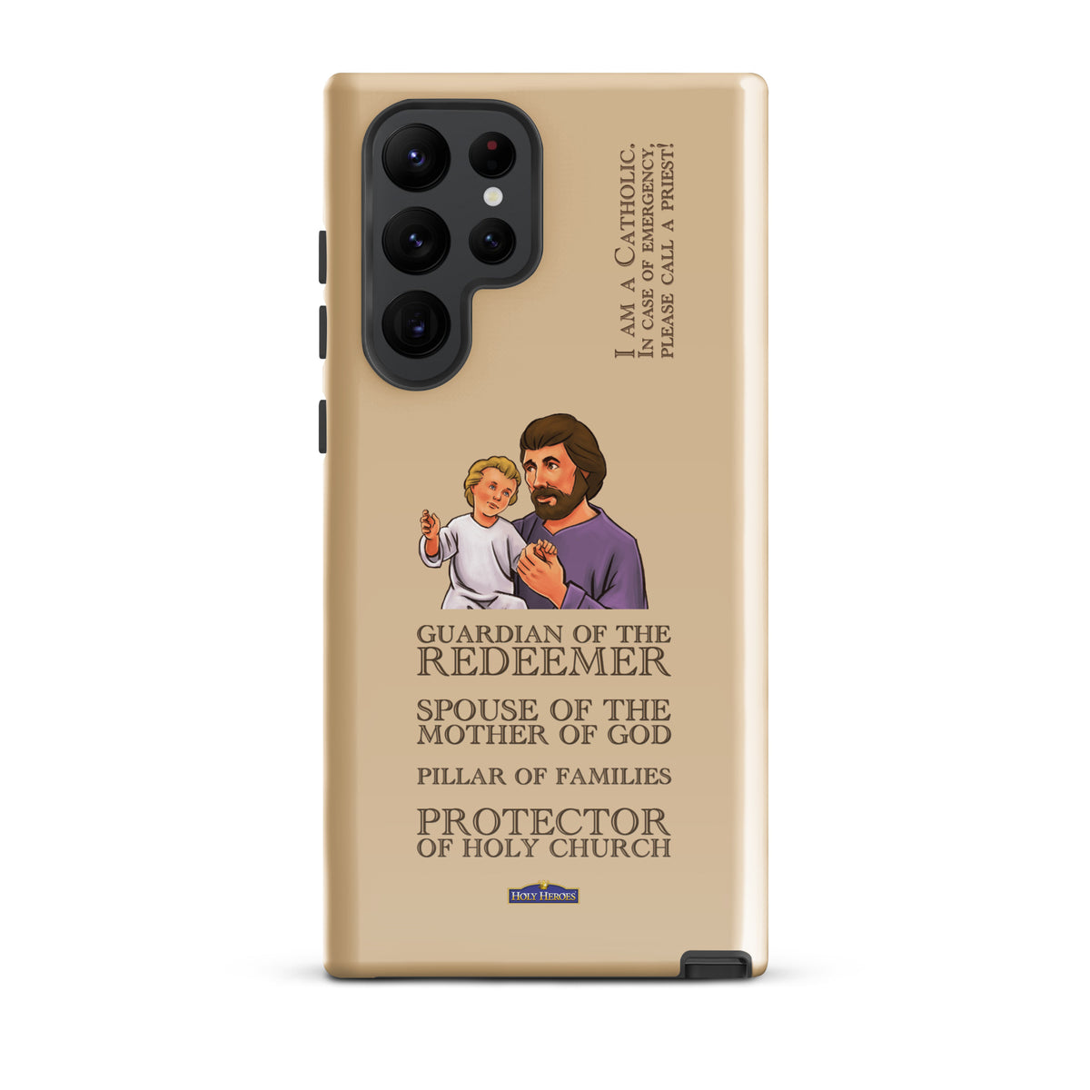 St. Joseph "I am a Catholic" Tough case for Samsung® - Holy Heroes