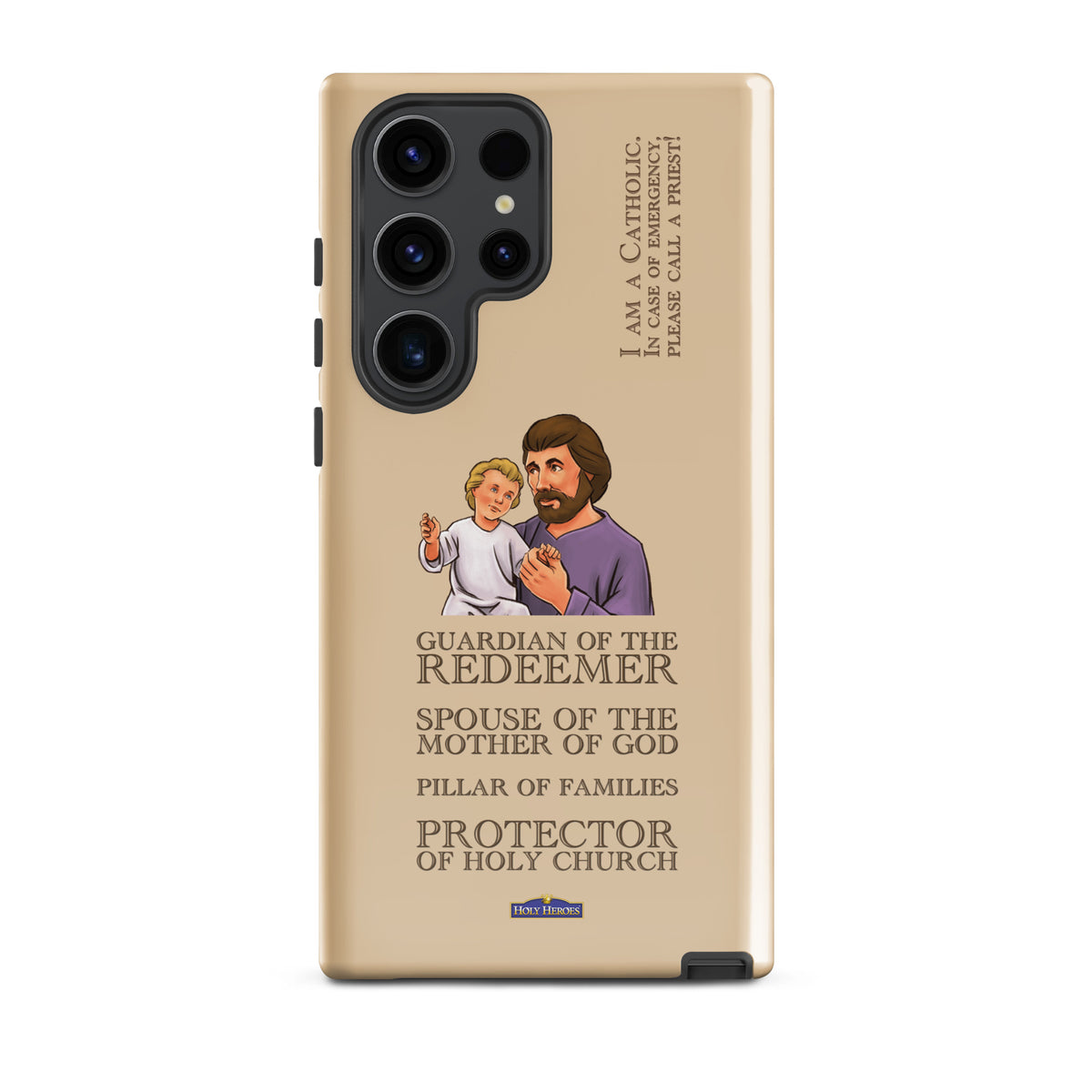 St. Joseph "I am a Catholic" Tough case for Samsung® - Holy Heroes