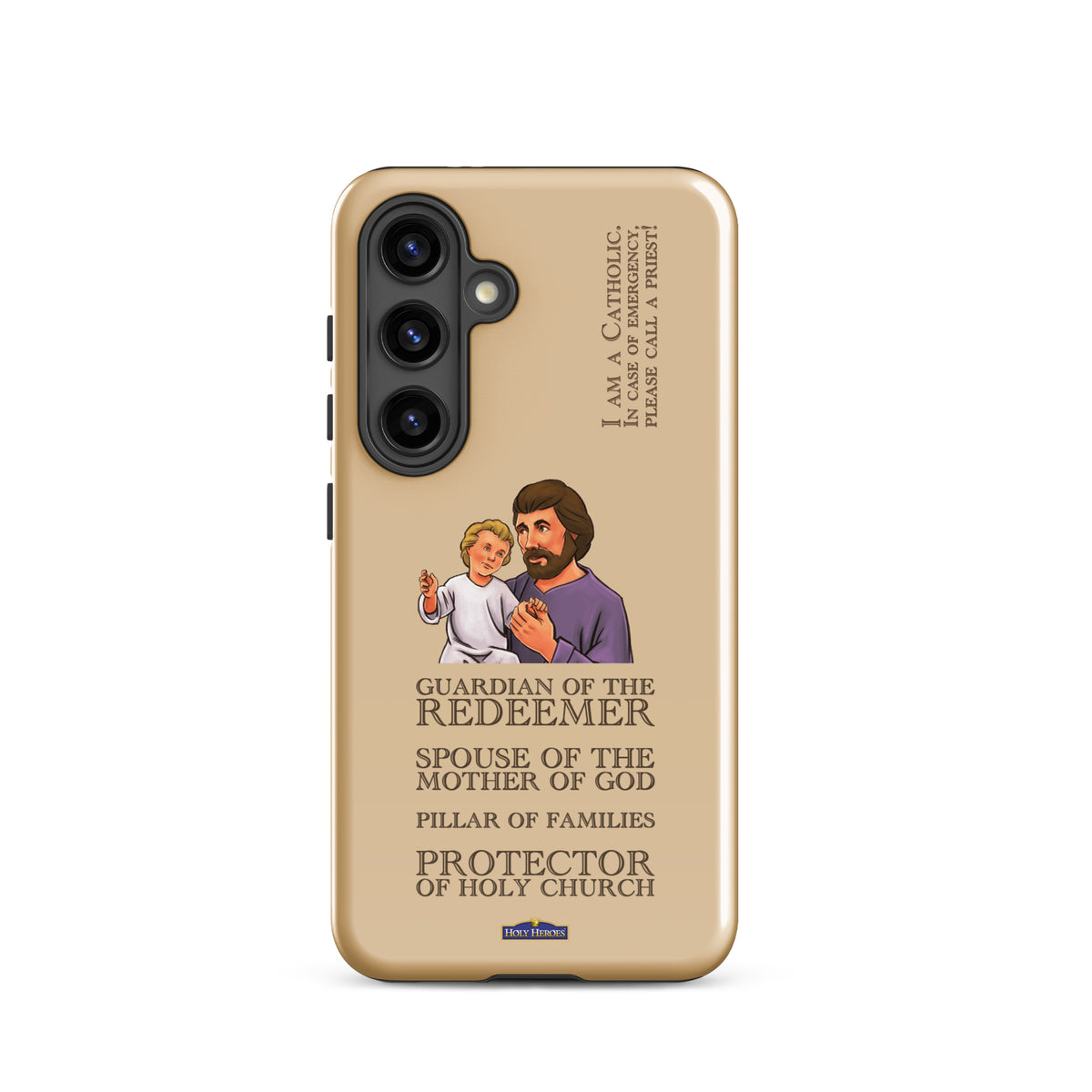 St. Joseph "I am a Catholic" Tough case for Samsung® - Holy Heroes