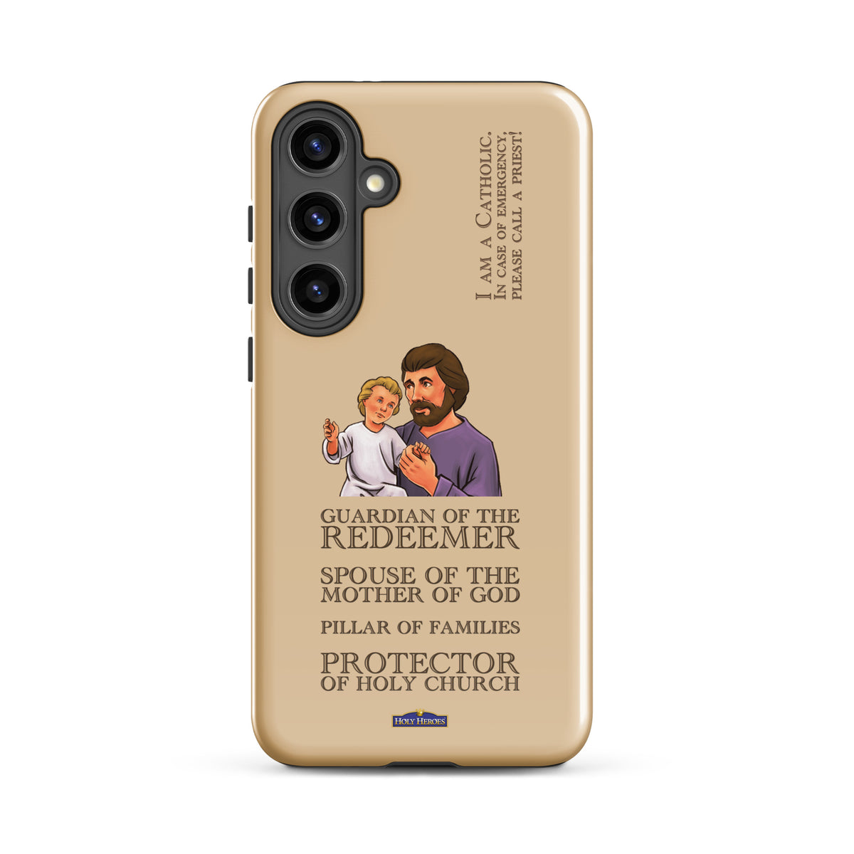 St. Joseph "I am a Catholic" Tough case for Samsung® - Holy Heroes