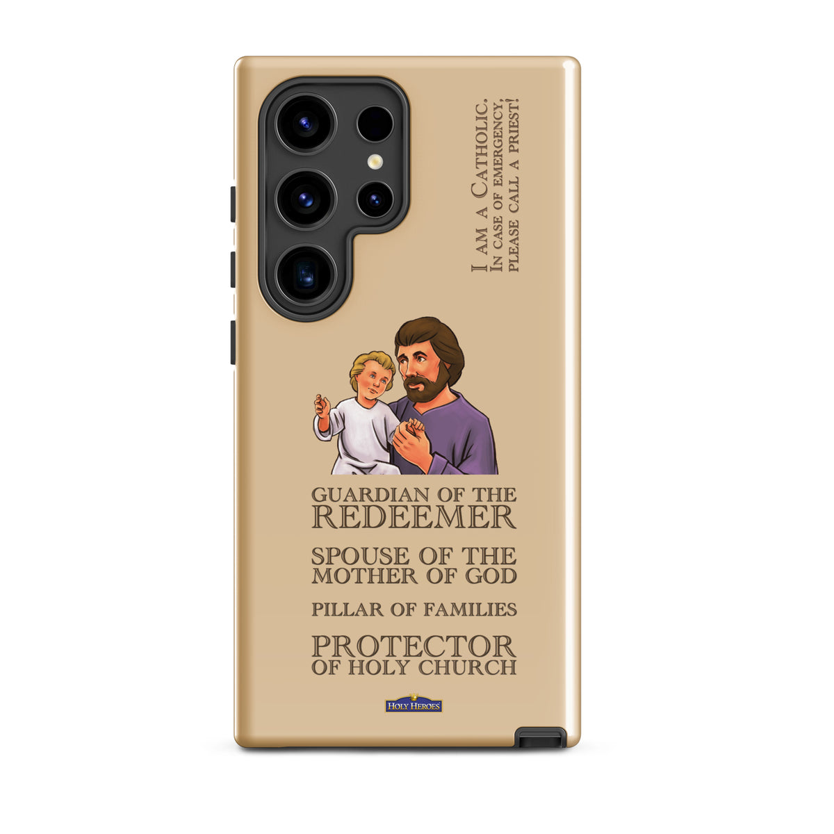 St. Joseph "I am a Catholic" Tough case for Samsung® - Holy Heroes