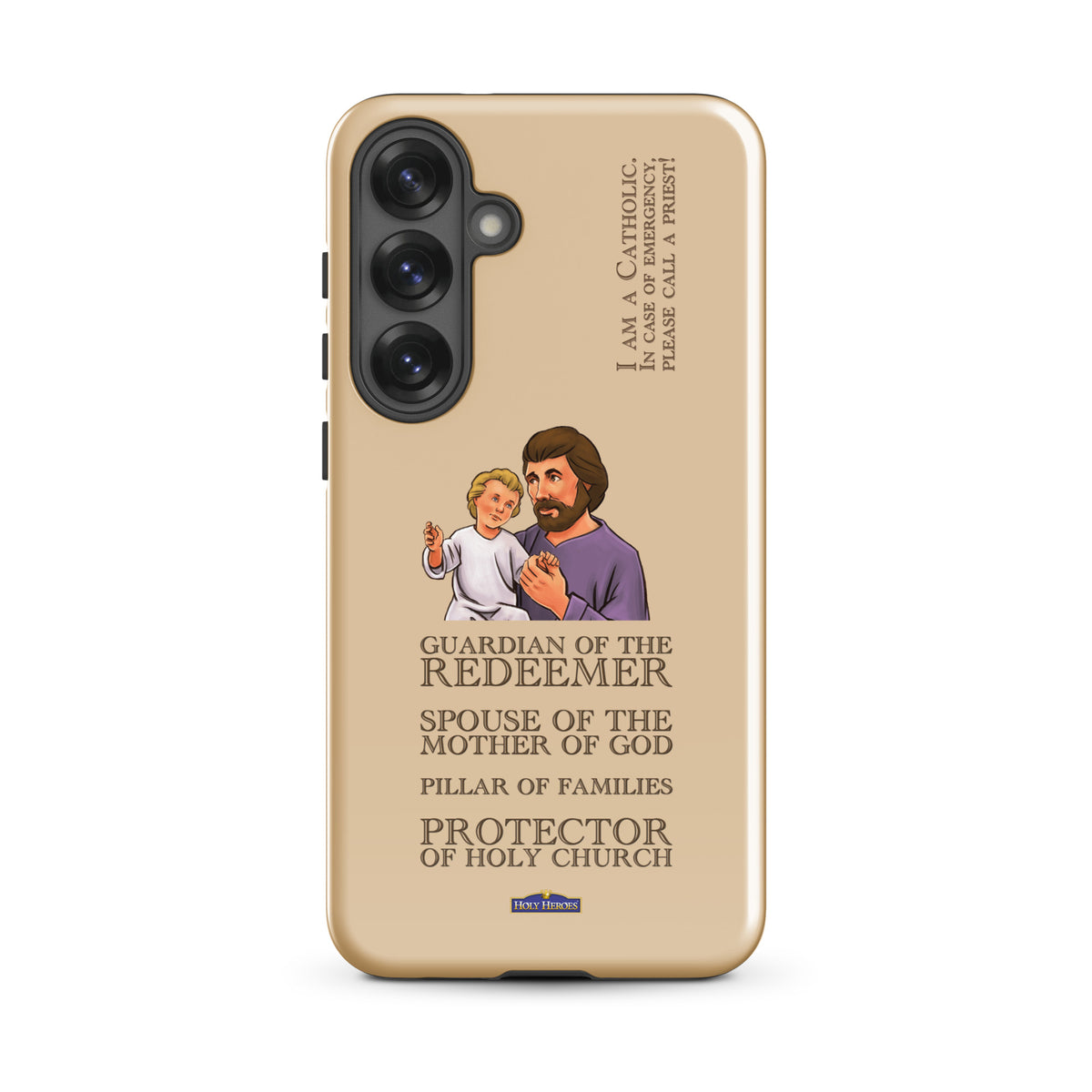 St. Joseph "I am a Catholic" Tough case for Samsung® - Holy Heroes