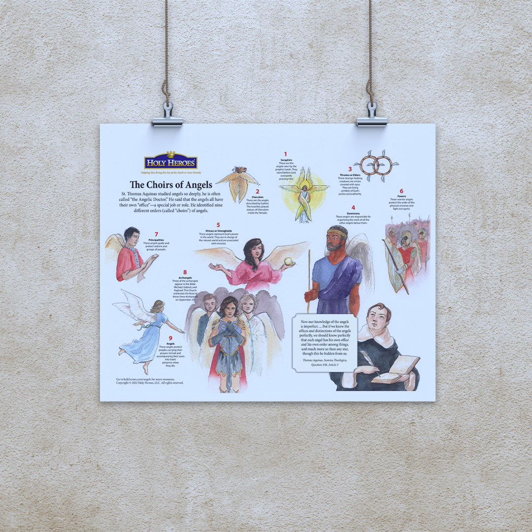 The Choirs of Angels Poster - Holy Heroes