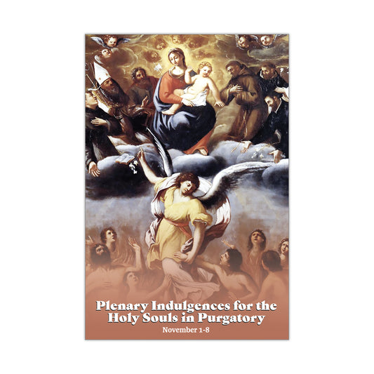Plenary Indulgence for the Poor Souls in Purgatory Cards (5-pack) - Holy Heroes