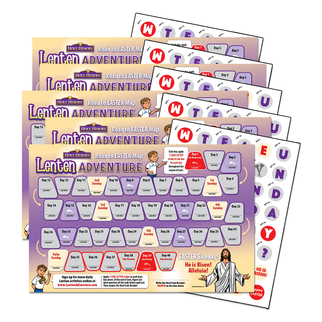 Lenten Road to Easter (5-Pack) - Holy Heroes