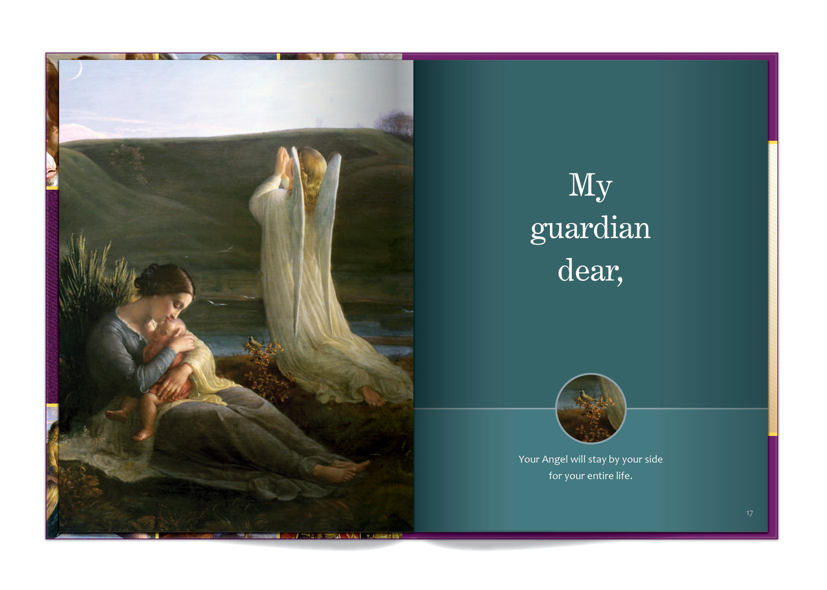 Praying to Holy Angels: Angel of God and St. Michael the Archangel Prayers in Sacred Art for Young Children - Holy Heroes
