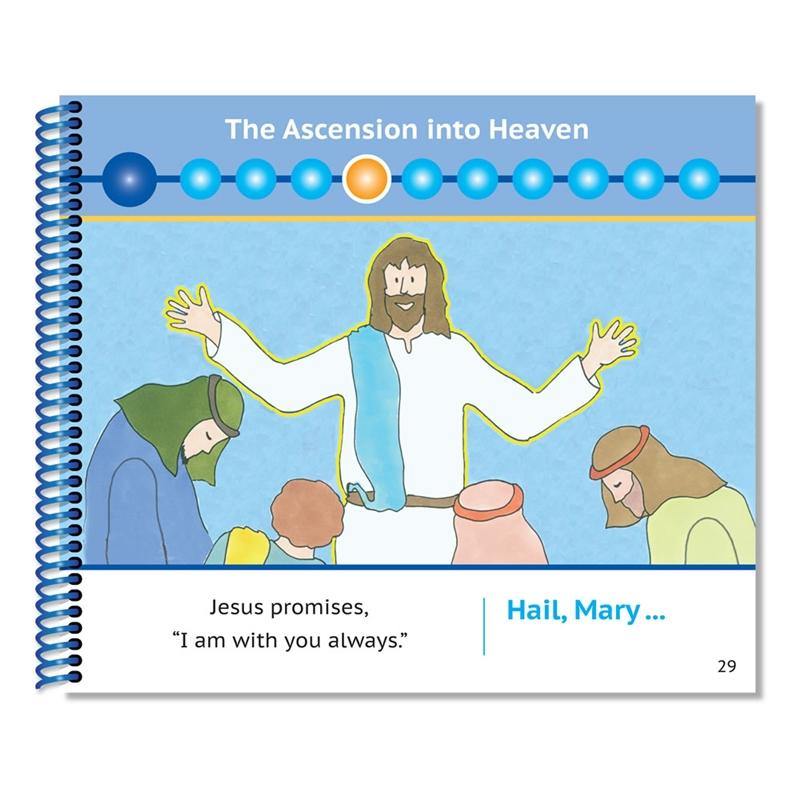 A Little Catholic's First Rosary Book: The Glorious Mysteries Bead-by-Bead Picture Prayer Book - Holy Heroes