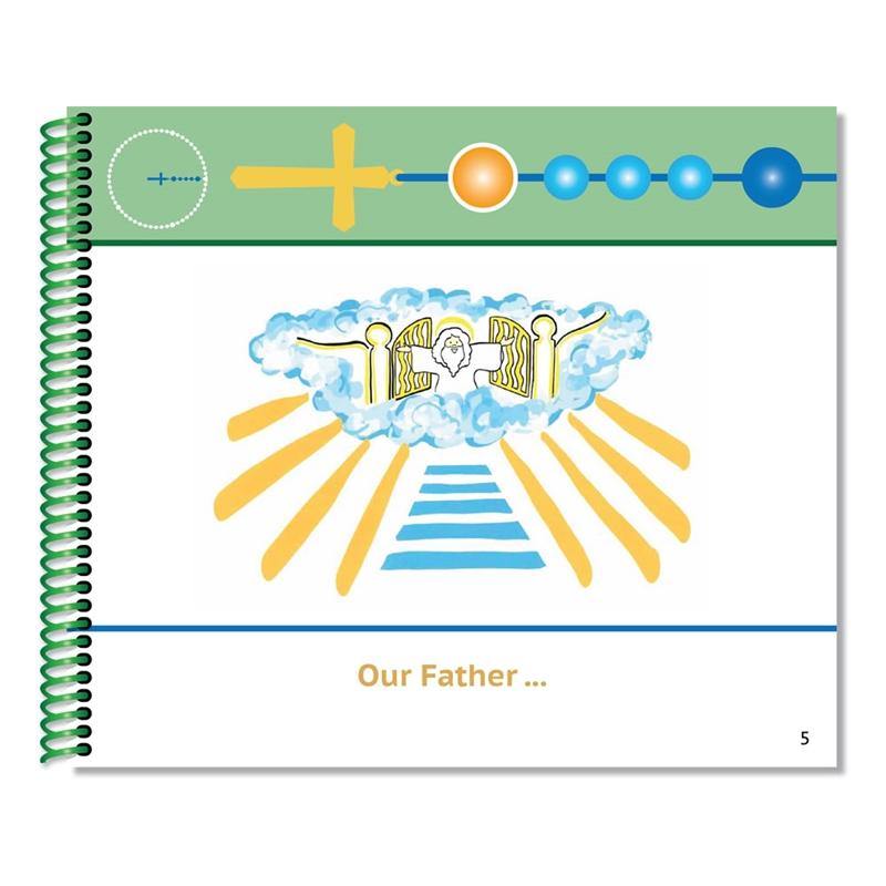 DAMAGED A Little Catholic's First Rosary Book: The Luminous Mysteries Bead-by-Bead Picture Prayer Book - Holy Heroes