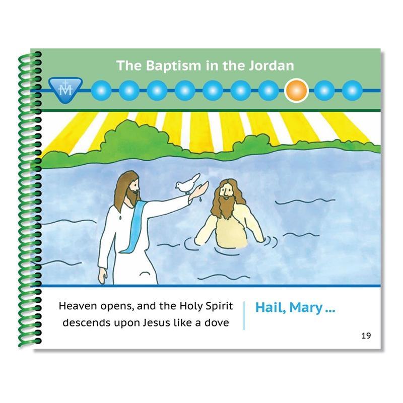 A Little Catholic's First Rosary Book: The Luminous Mysteries Bead-by-Bead Picture Prayer Book - Holy Heroes