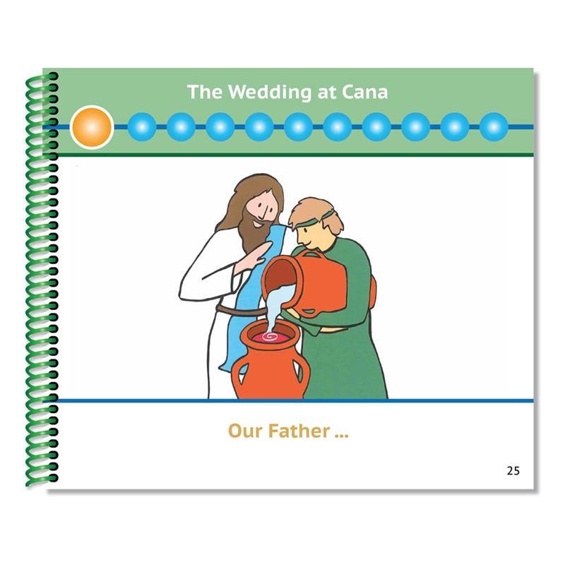 DAMAGED A Little Catholic's First Rosary Book: The Luminous Mysteries Bead-by-Bead Picture Prayer Book - Holy Heroes