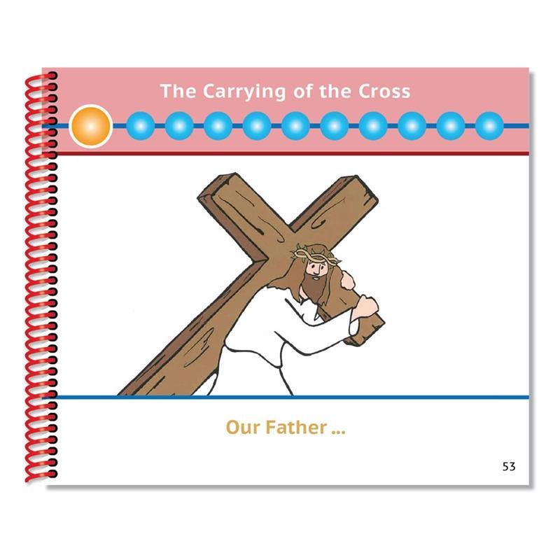 DAMAGED A Little Catholic's First Rosary Book: The Sorrowful Mysteries Bead-by-Bead Picture Prayer Book - Holy Heroes
