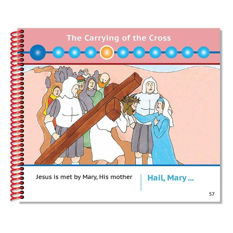 DAMAGED A Little Catholic's First Rosary Book: The Sorrowful Mysteries Bead-by-Bead Picture Prayer Book - Holy Heroes