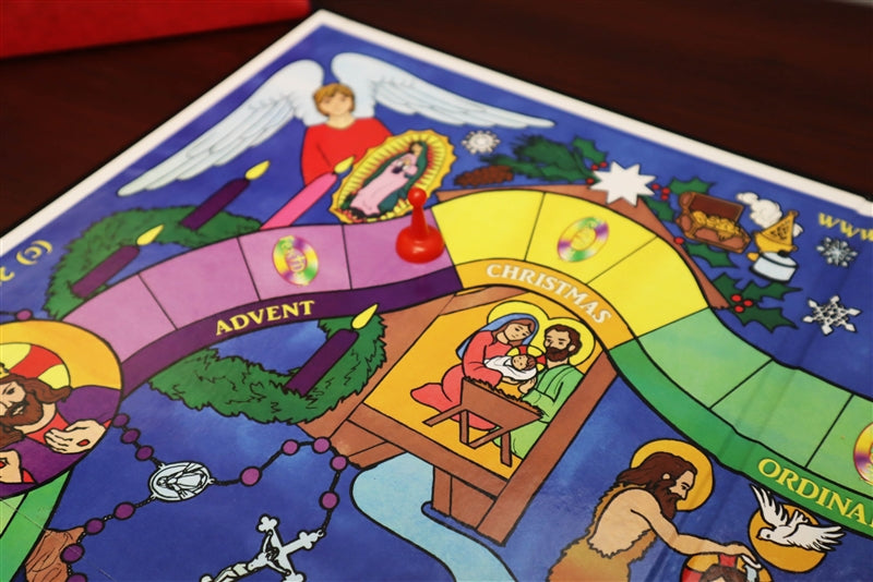 DAMAGED Feast Day! The Liturgical Year Board Game - Holy Heroes
