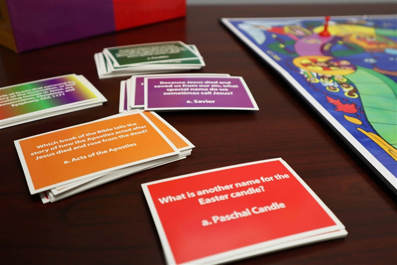 DAMAGED Feast Day! The Liturgical Year Board Game - Holy Heroes