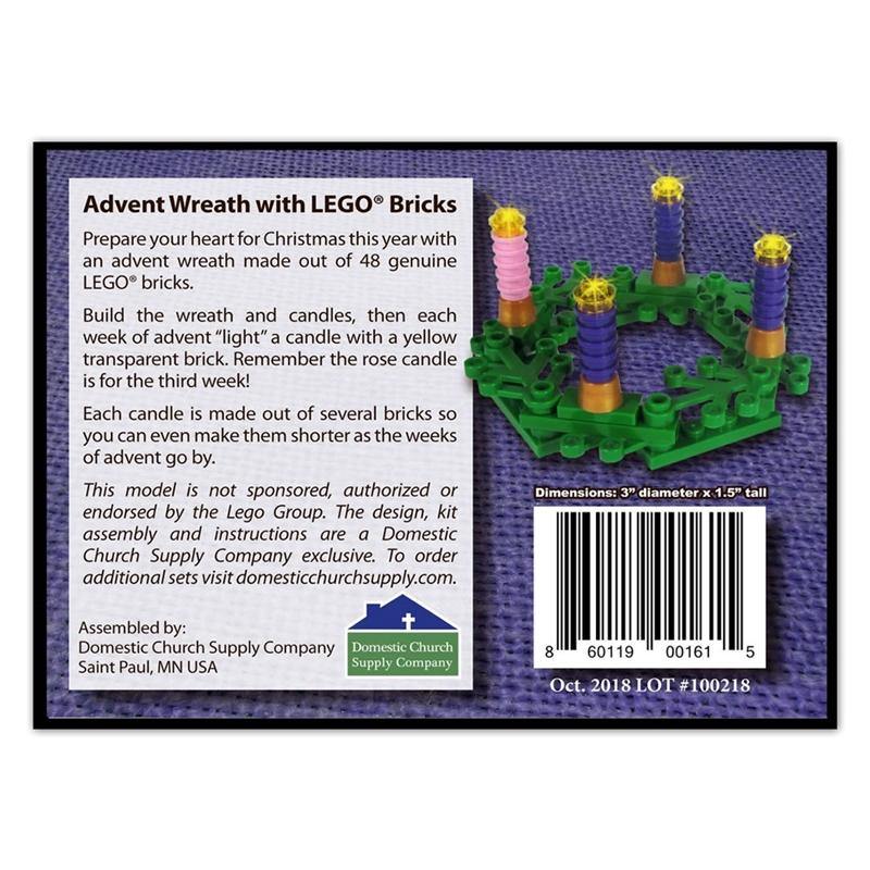 Advent Wreath custom brick set - Holy Heroes