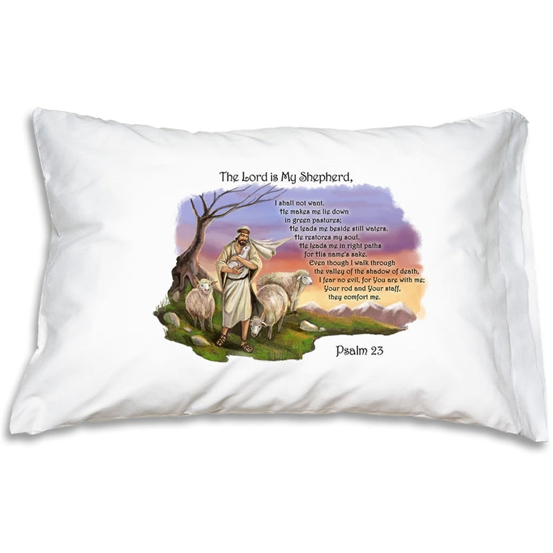 Prayer Pillowcase Good Shepherd 23rd Psalm Holy Heroes