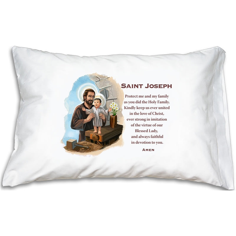 Prayer Pillowcase - St. Joseph - Holy Heroes