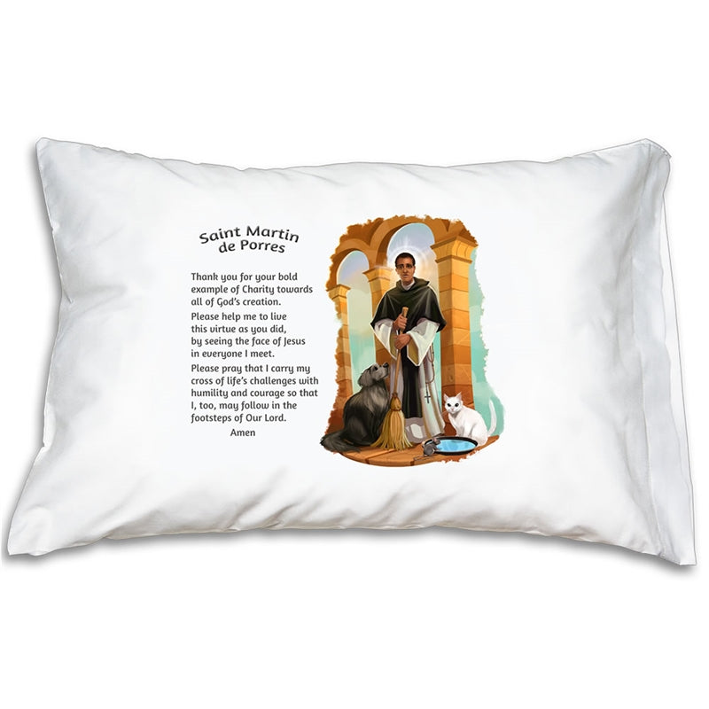 Prayer Pillowcase - St. Martin de Porres - Holy Heroes