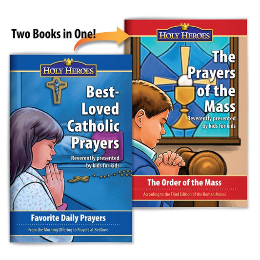Booklet: Best-Loved Catholic Prayers & Prayers of the Mass Missalette - Holy Heroes
