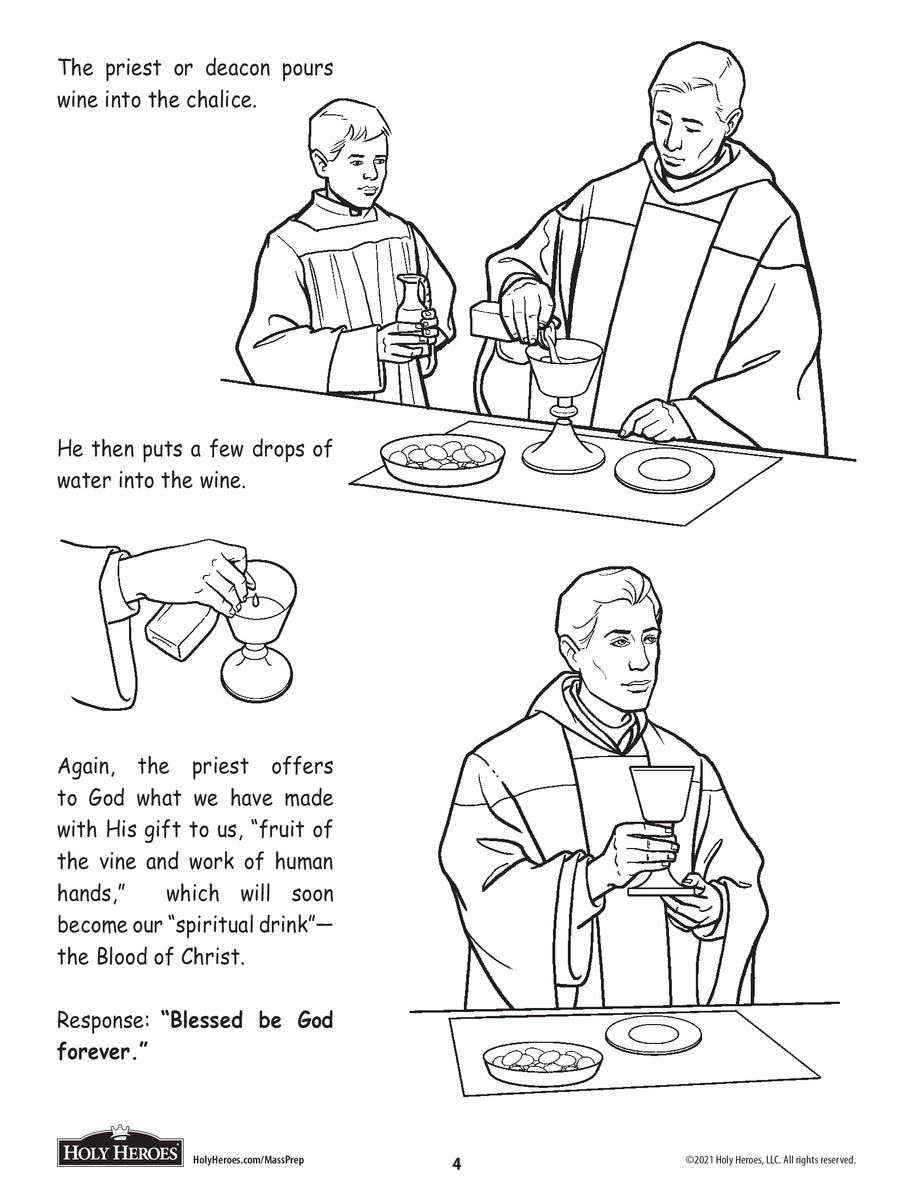 How to Explain the Mass to Kids - Mass Coloring Download – Holy Heroes
