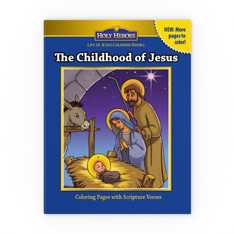 The Childhood of Jesus Coloring Book - Holy Heroes