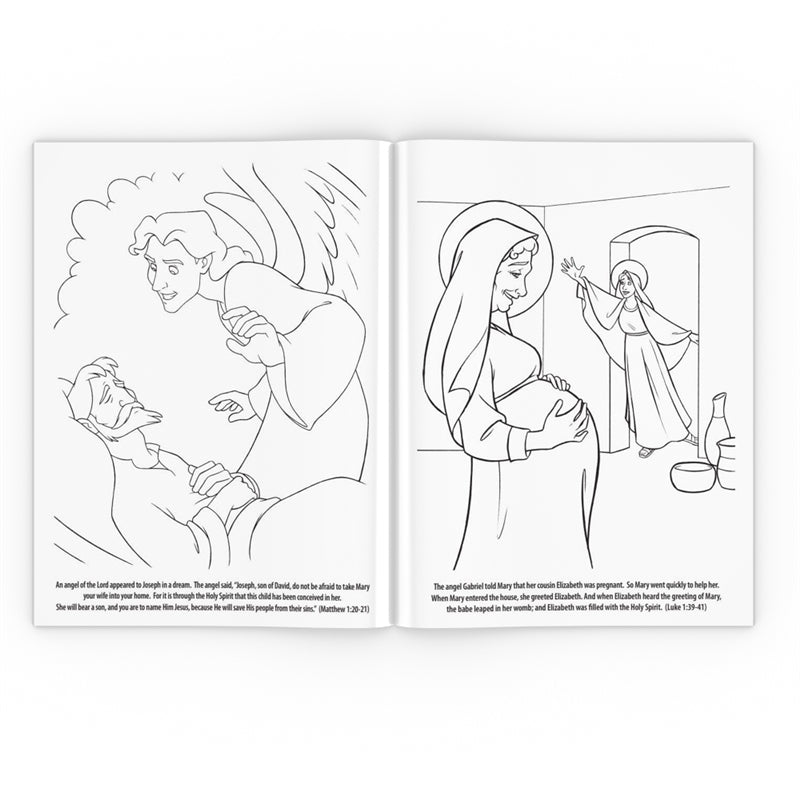 The Childhood of Jesus Coloring Book - Holy Heroes