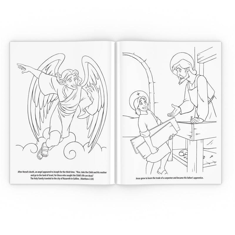 The Childhood of Jesus Coloring Book - Holy Heroes