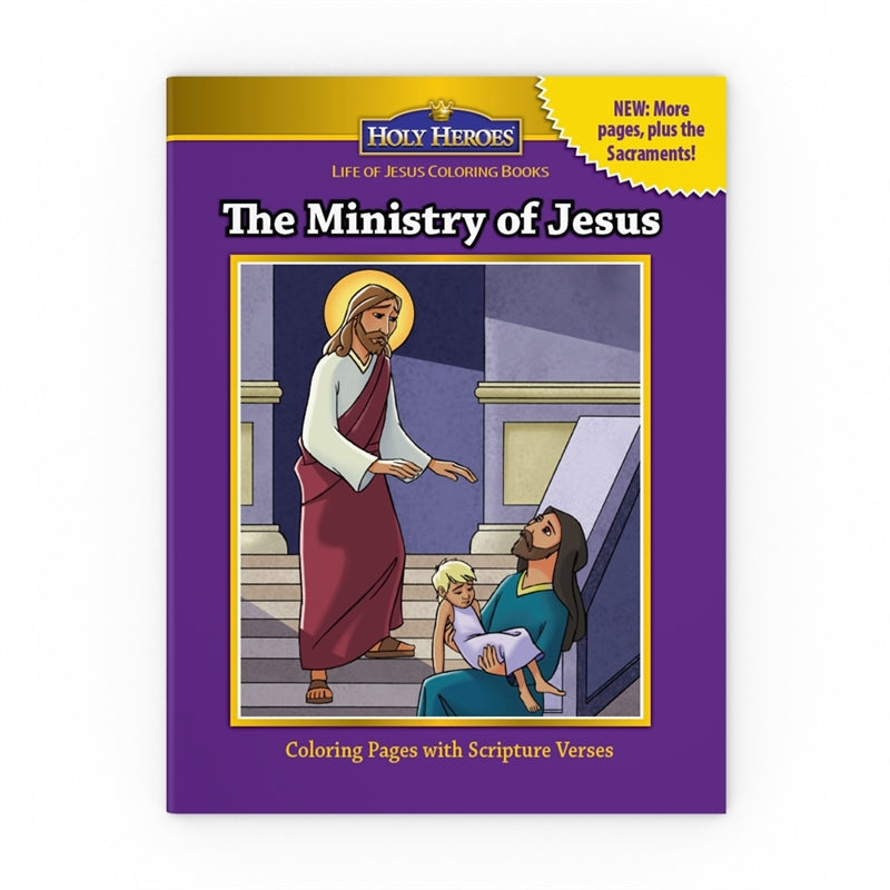 The Ministry of Jesus Coloring Book - Holy Heroes