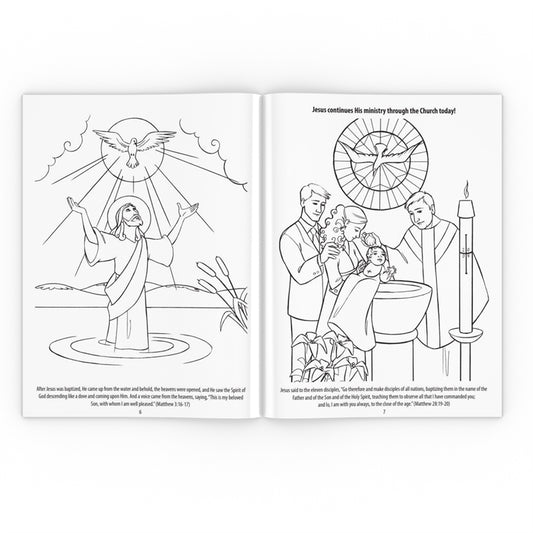 The Ministry of Jesus Coloring Book - Holy Heroes