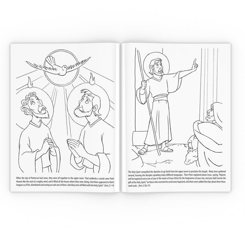 The Triumph of Jesus Coloring Book - Holy Heroes