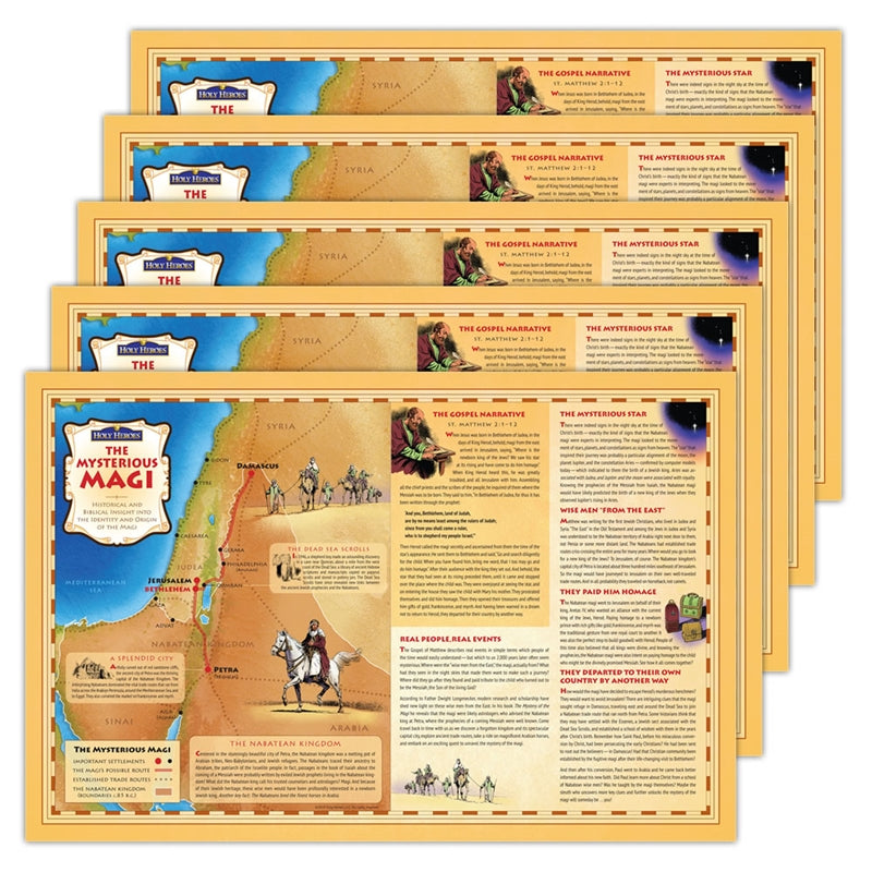 The Mysterious Magi Map (5-Pack) - Holy Heroes