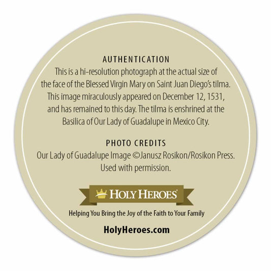 The Face of Our Lady of Guadalupe Print - Holy Heroes