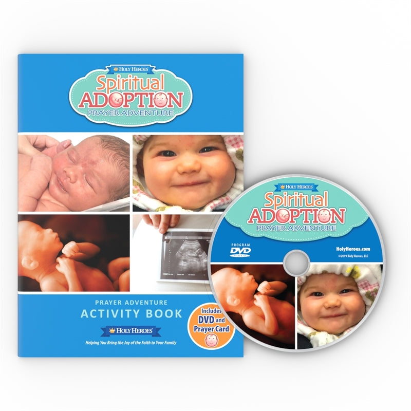 Spiritual Adoption Complete Activity Book and DVD set - Holy Heroes