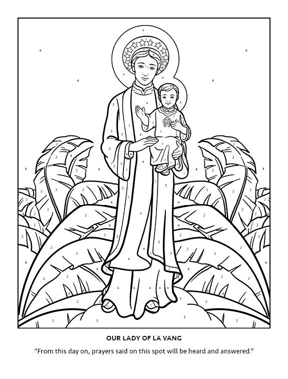 Catholic Coloring Book Holy Heroes