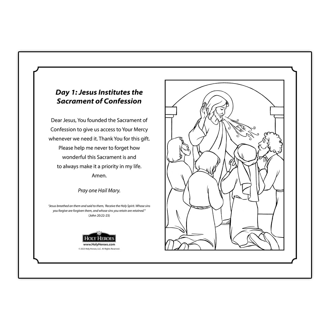 A Novena for First Confession [Download] Holy Heroes