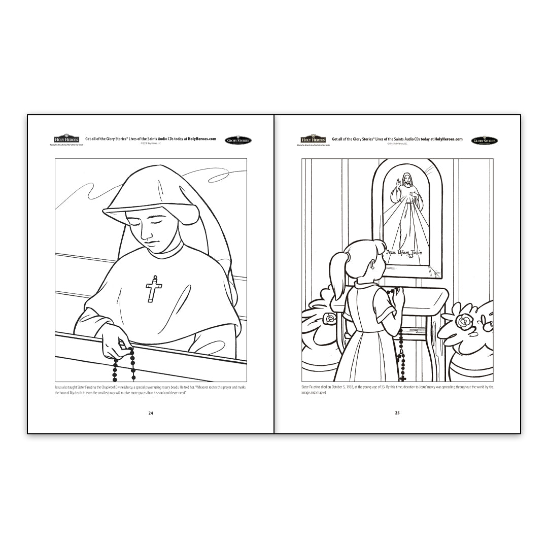 3 Coloring Book Set: Palm Sunday, Easter, & Divine Mercy Sunday