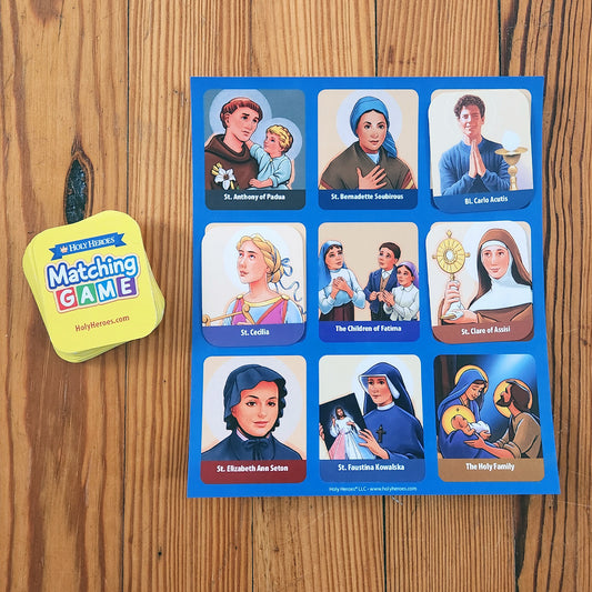 Matching Game Bingo Mats (6-pack)