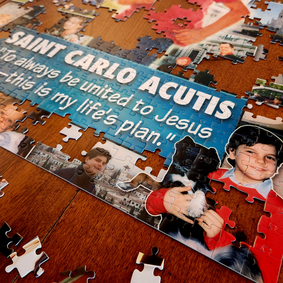 Life Of Saint Carlo Acutis Puzzle Holy Heroes Life of saint carlo acutis puzzle holy heroes