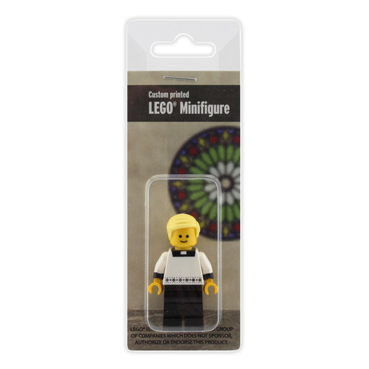 Altar Boy (blond)--Brick Minifigure