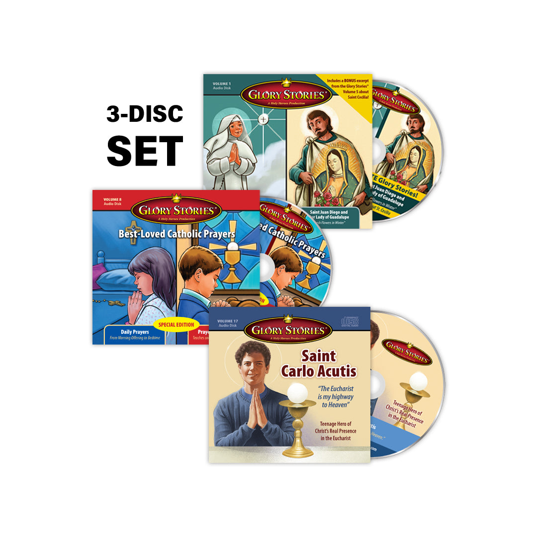 Glory Stories 3-CD Set: First Communion Collection - Holy Heroes
