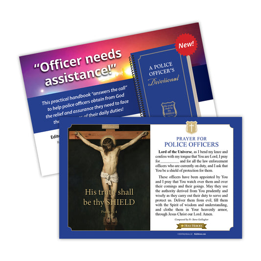 Prayer for Police Officers Prayer Card (5-pack)