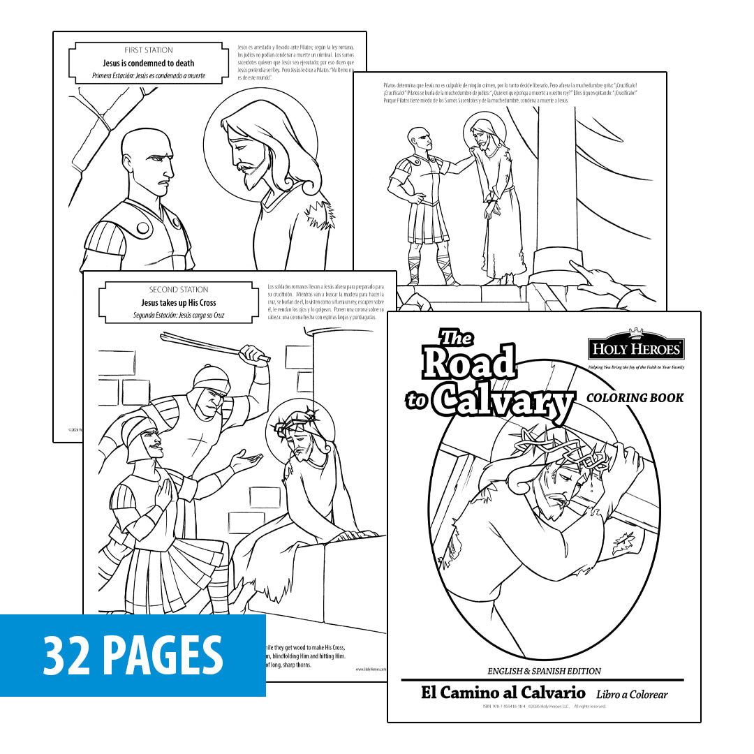 Stations of the Cross coloring pages [Download]