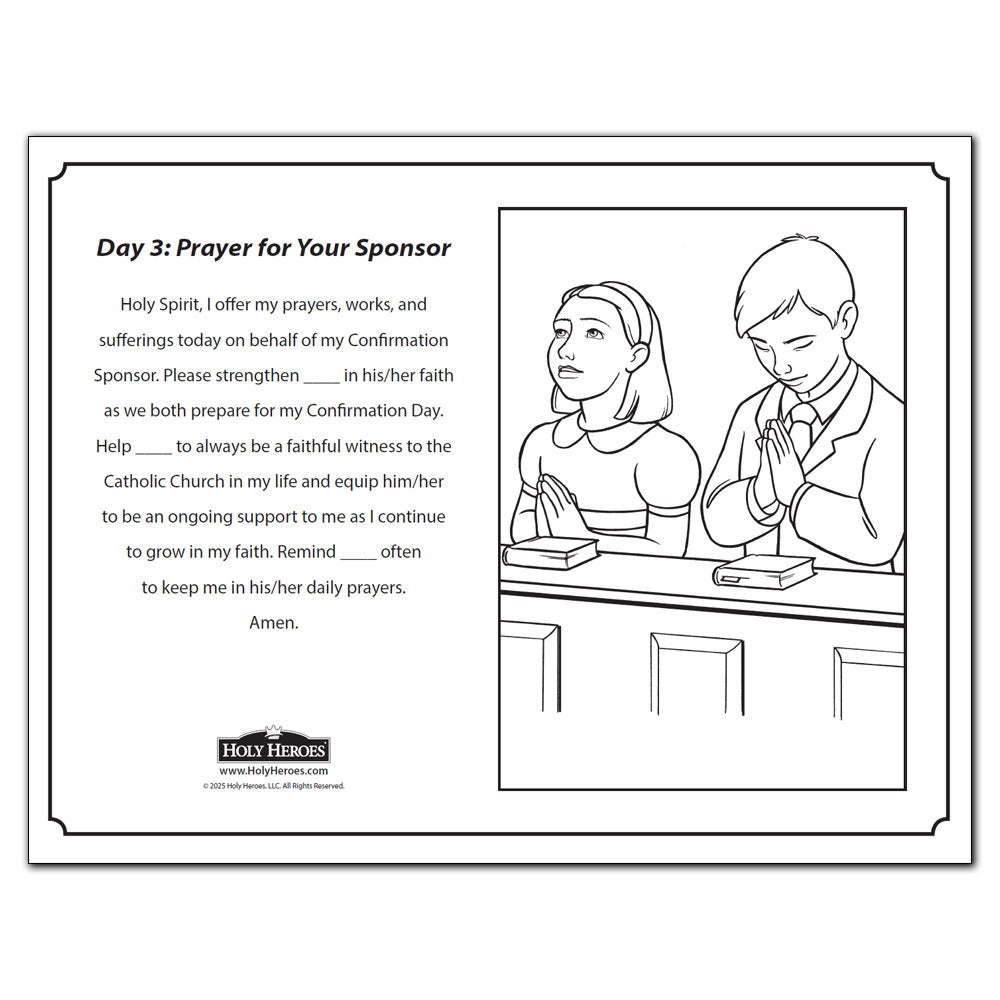 Confirmation Colouring In Catholic Coloring Downloads - Saints and Mass Guides for Kids! – Holy ...