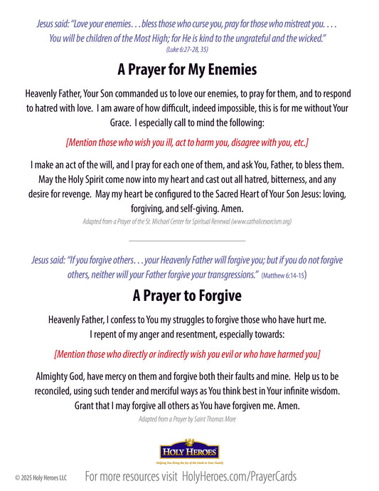 Pray for Your Enemies Cards (5-pack)