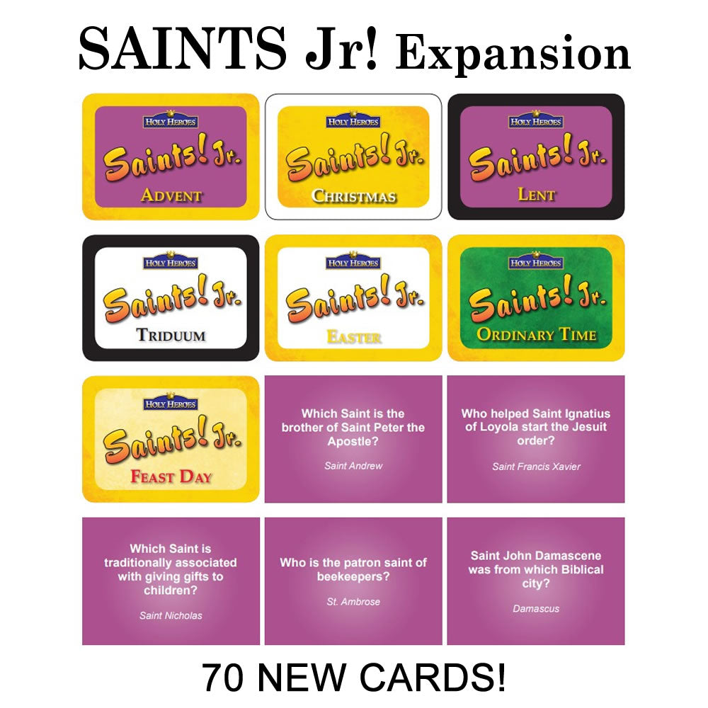 Feast Day! Saints Jr. Expansion Card Pack
