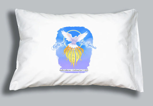 Prayer Pillowcase - Gifts of the Holy Spirit: Personalized