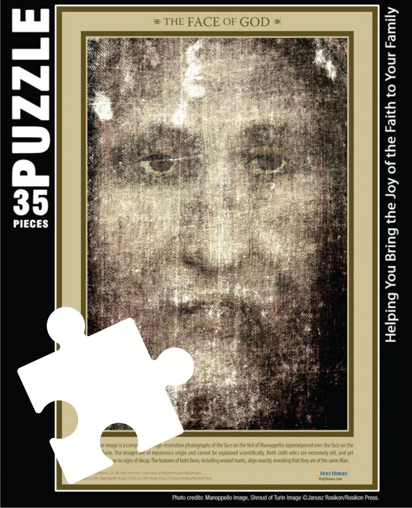 Holy Face of God 3-Sizes Puzzle