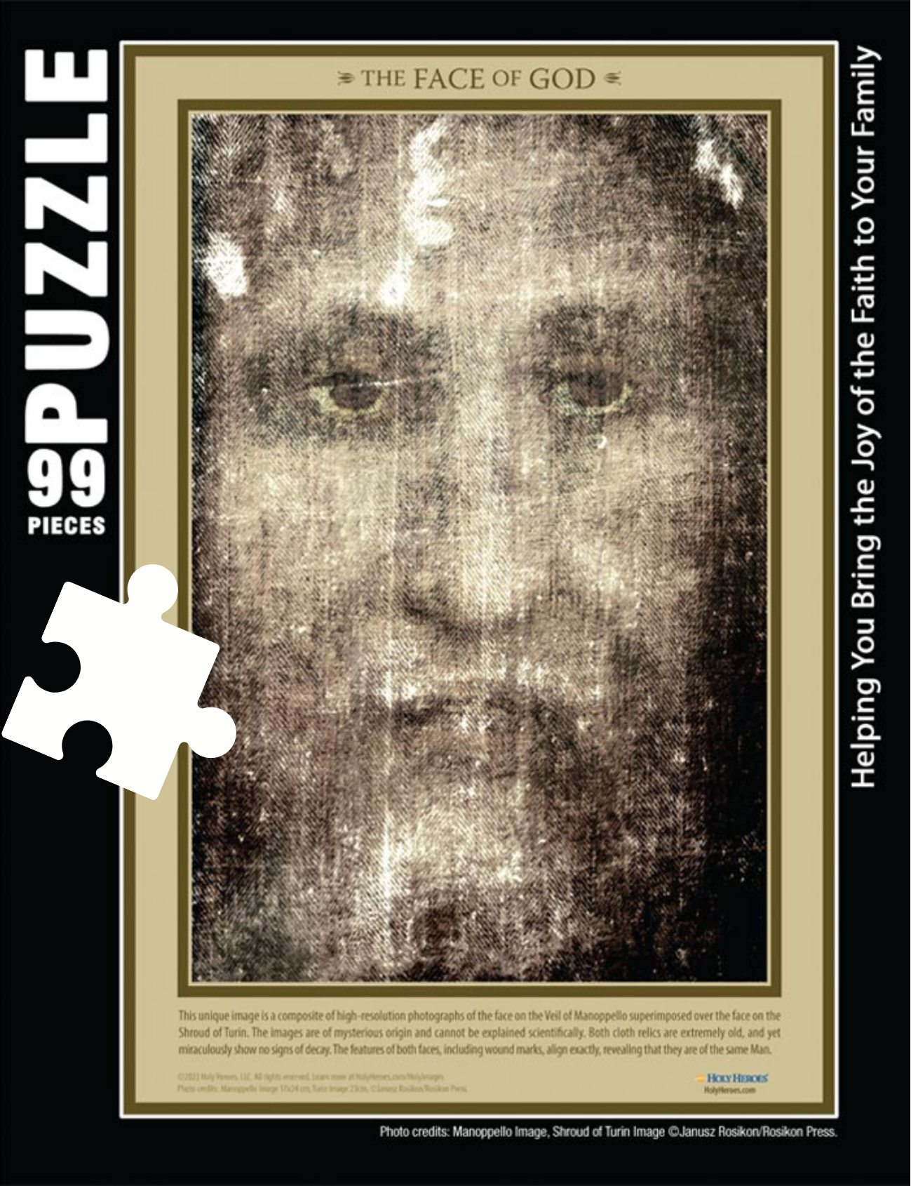 Holy Face of God 3-Sizes Puzzle